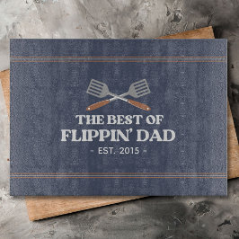 Tabla De Cortar Mejor Espátula de Papá Flippin Divertida Retro