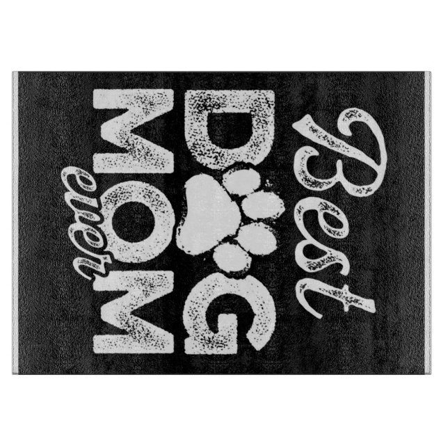 Tabla De Cortar Mejor Mamá Perro Jamás Blanket (Anverso)