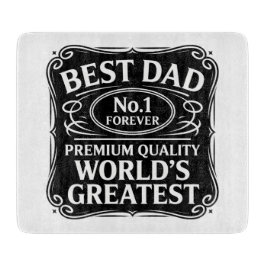 Tabla De Cortar Mejor Papá Nunca