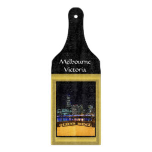 Tabla De Cortar Melbourne Australia CBD Luces nocturnas