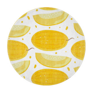 Tabla De Cortar Melon Doodle Fruit Vintage Design