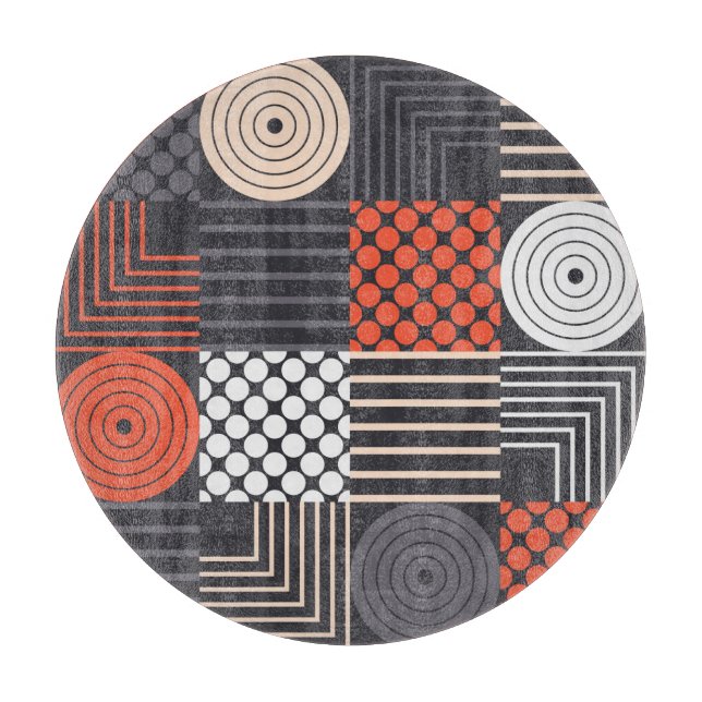 Tabla De Cortar Memphis Magic: Geometric Banner Fun (Anverso)
