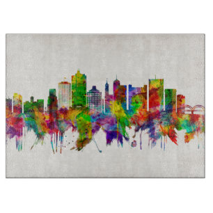 Tabla De Cortar Memphis Tennessee Skyline