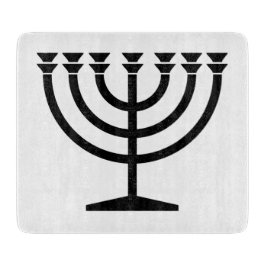 Tabla De Cortar Menorah judía (símbolo del judaísmo)