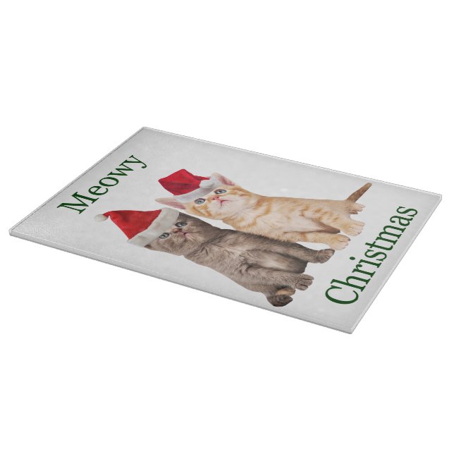 Tabla De Cortar Meowy Navidades Katiten Cortting Board (Borde)