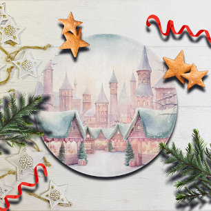 Tabla De Cortar Mercado de Navidades íntimos y rosados - Escena in