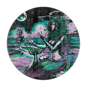 Tabla De Cortar Mermaid Siren Atlantis Pearl
