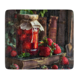 Tabla De Cortar Mermelada de fresa casera
