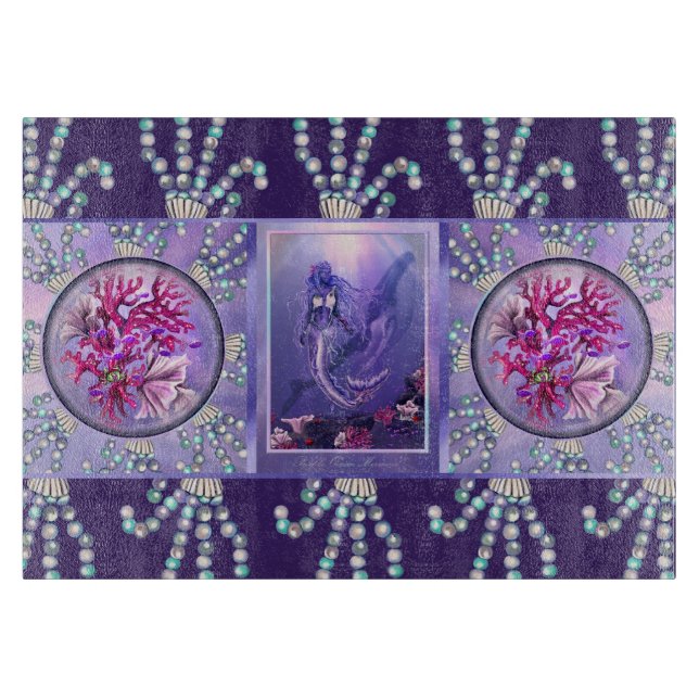Tabla De Cortar Mermelada Purple Ocean (Anverso)