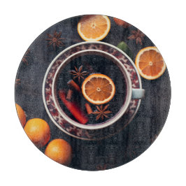 Tabla De Cortar Merry y Mulled | Bebida navideña acogedora