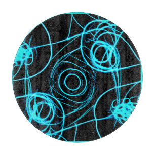 Tabla De Cortar Mesmerización de Neon Patterns Art