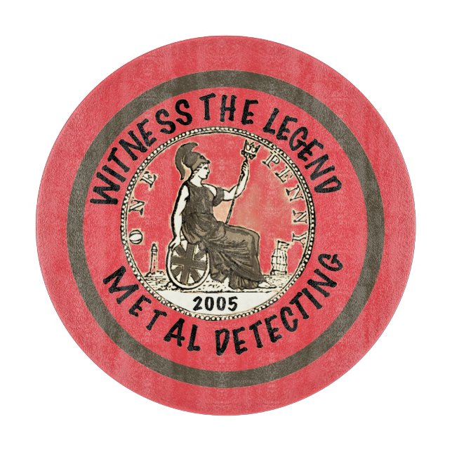 Tabla De Cortar Metal Detectorist 21st Birthday  (Anverso)