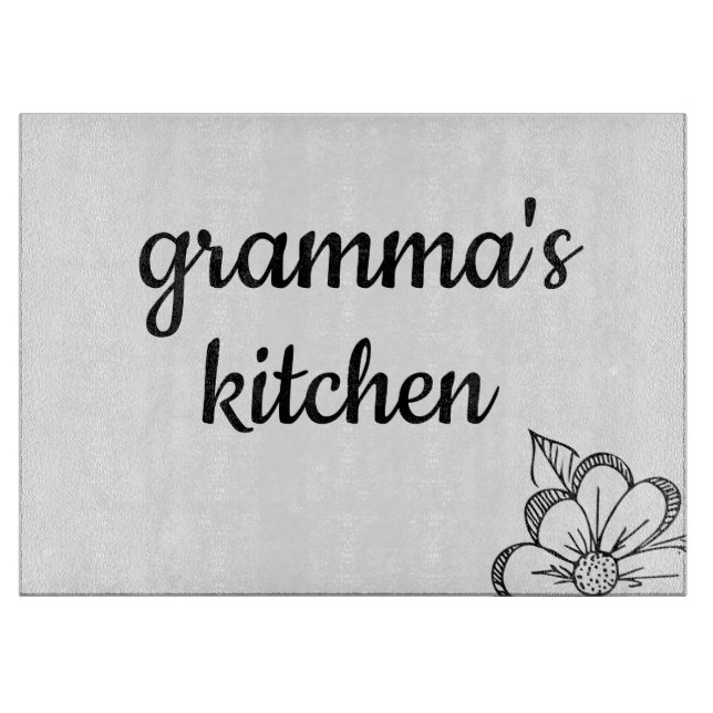 Tabla De Cortar Mi cocina floral (Anverso)