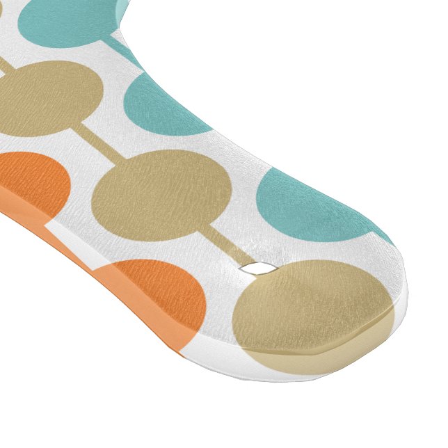 Tabla De Cortar Mid-Century Modern Retro Geometric Circles Pattern (Borde)