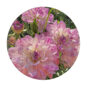 Tabla De Cortar Mikayla Miranda Dahlia, bella flor morada