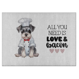 Tabla De Cortar Ministra Schnauzer Chef Love & Bacon