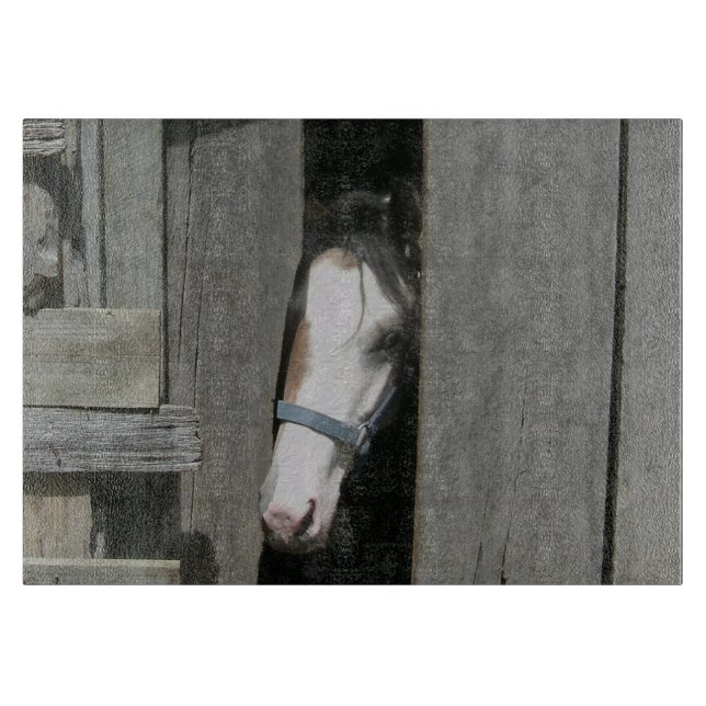 Tabla De Cortar Mirar a escondidas el caballo (Anverso)