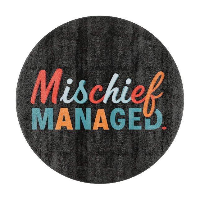 Tabla De Cortar Mischief Managed (Anverso)