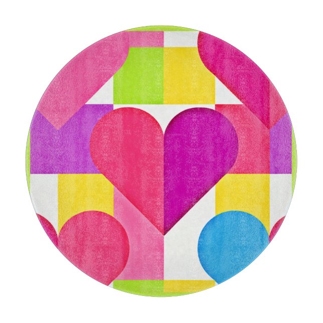 Tabla De Cortar Moda Amor Elegancia: Bliss romántico (Anverso)