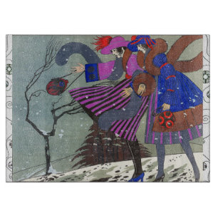 TABLA DE CORTAR MODA DE LA NIEVE DEL INVIERNO