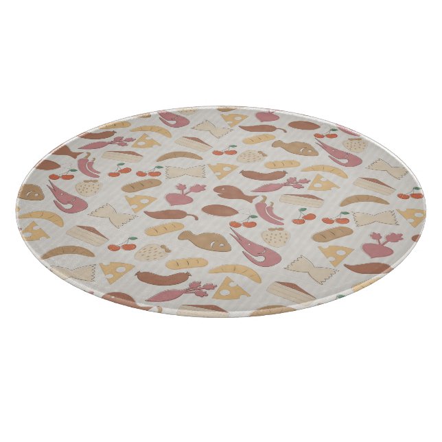 Tabla De Cortar Modelo 2 de la comida (Borde)