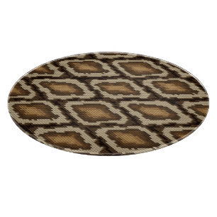 Tabla De Cortar Modelo 2 de la piel de serpiente del pitón