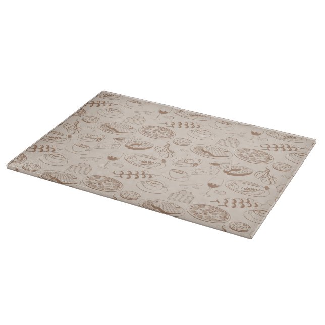 Tabla De Cortar Modelo 3 de la comida (Borde)