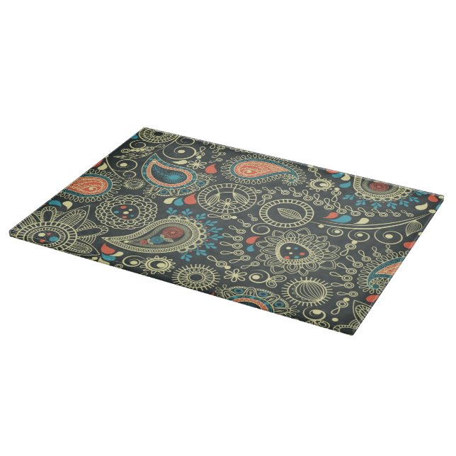Tabla De Cortar Modelo 3 de Paisley (Borde)