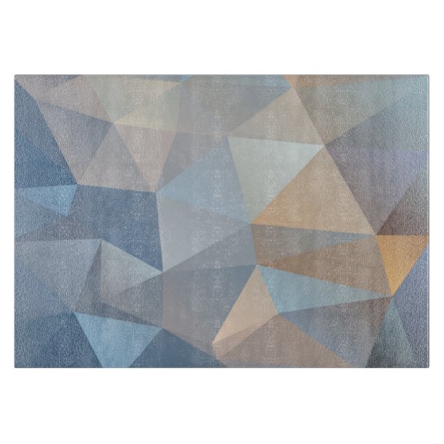 Tabla De Cortar Modelo abstracto fresco del triángulo (Anverso)