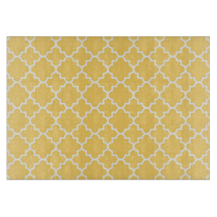 Tabla De Cortar Modelo amarillo de Quatrefoil