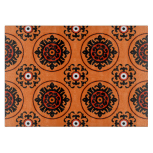 Tabla De Cortar Modelo anaranjado de Suzani
