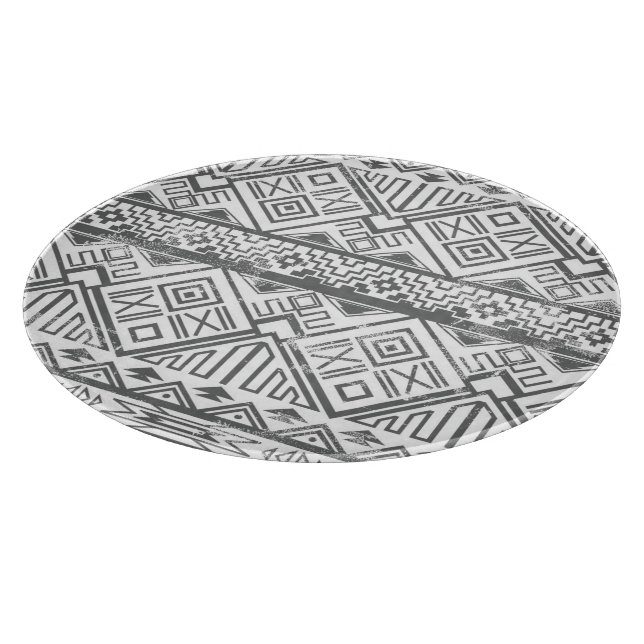 Tabla De Cortar Modelo azteca geométrico abstracto 2 (Borde)