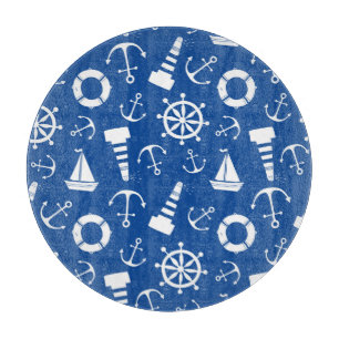 Tabla De Cortar Modelo azul del mar