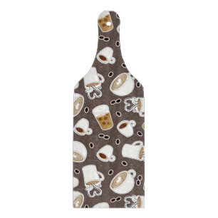 Tabla De Cortar Modelo Brown/gris del amante del café