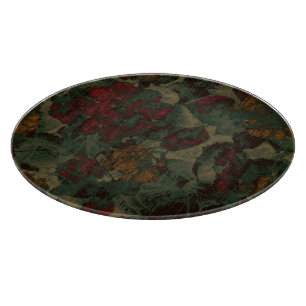 Tabla De Cortar Modelo colorido del camuflaje de la flor