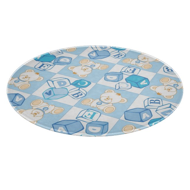 Tabla De Cortar Modelo comprobado del oso de peluche (Borde)