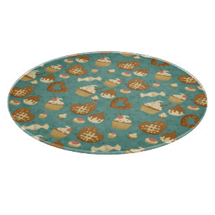 Tabla De Cortar Modelo con las magdalenas y los caramelos