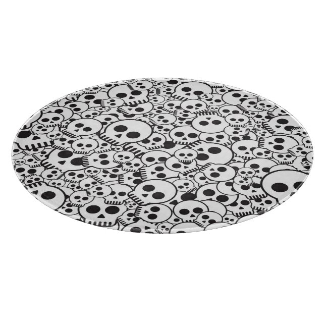 Tabla De Cortar Modelo con los cráneos (Borde)