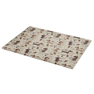 Tabla De Cortar modelo con los perros lindos