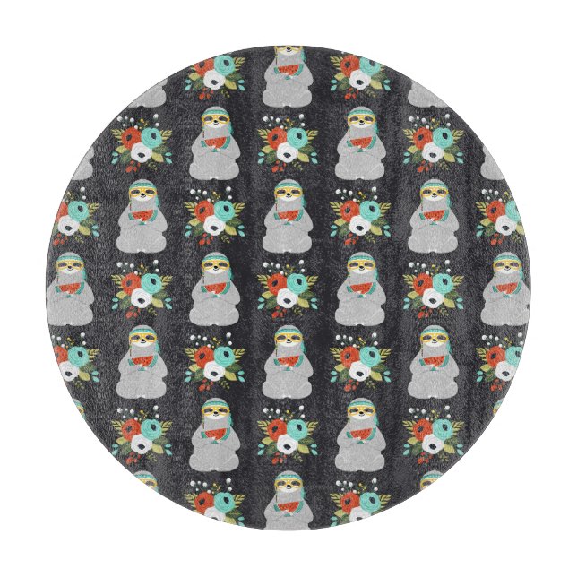 Tabla De Cortar Modelo de la pereza de la sandía (Anverso)