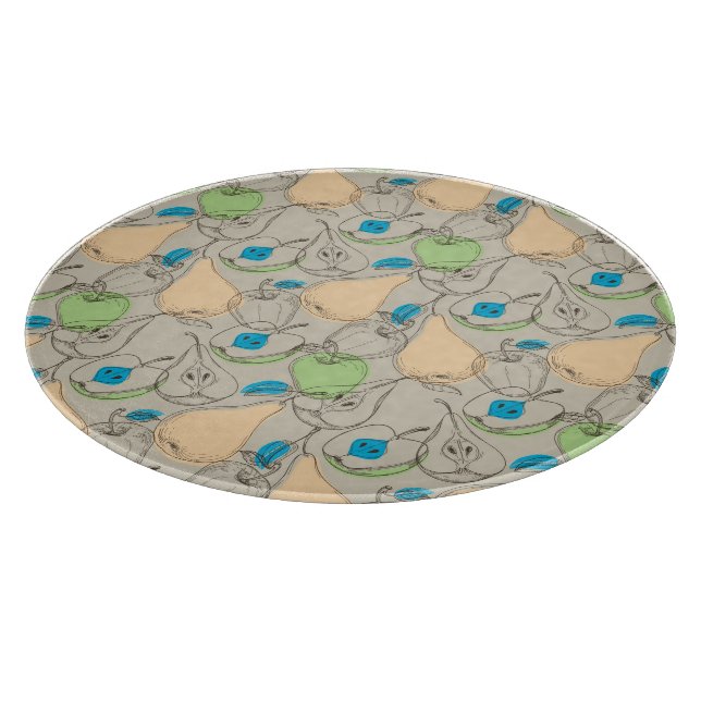 Tabla De Cortar Modelo de las frutas (Borde)