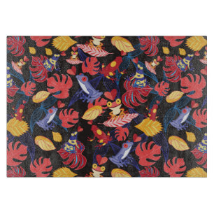 Tabla De Cortar Modelo de las ranas de los amantes