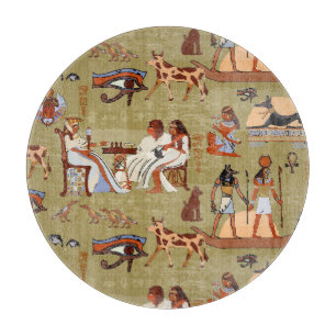 Tabla De Cortar Modelo de los símbolos de Egipto el
