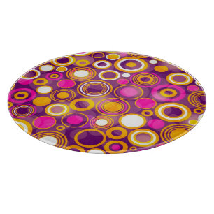 Tabla De Cortar Modelo de lunar violeta
