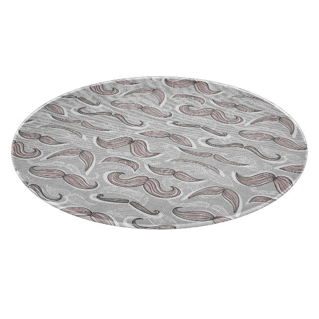 Tabla De Cortar Modelo de moda del bigote (Borde)