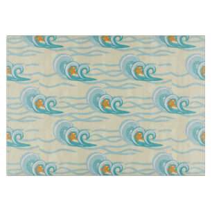 Tabla De Cortar Modelo de ondas suave