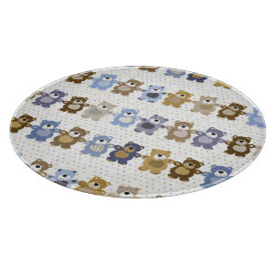 Tabla De Cortar modelo de un oso de peluche del juguete