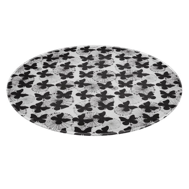 Tabla De Cortar modelo de una mariposa (Borde)