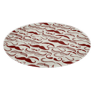 Tabla De Cortar Modelo del bigote, estilo retro 3