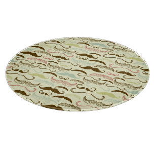 Tabla De Cortar Modelo del bigote, estilo retro 4